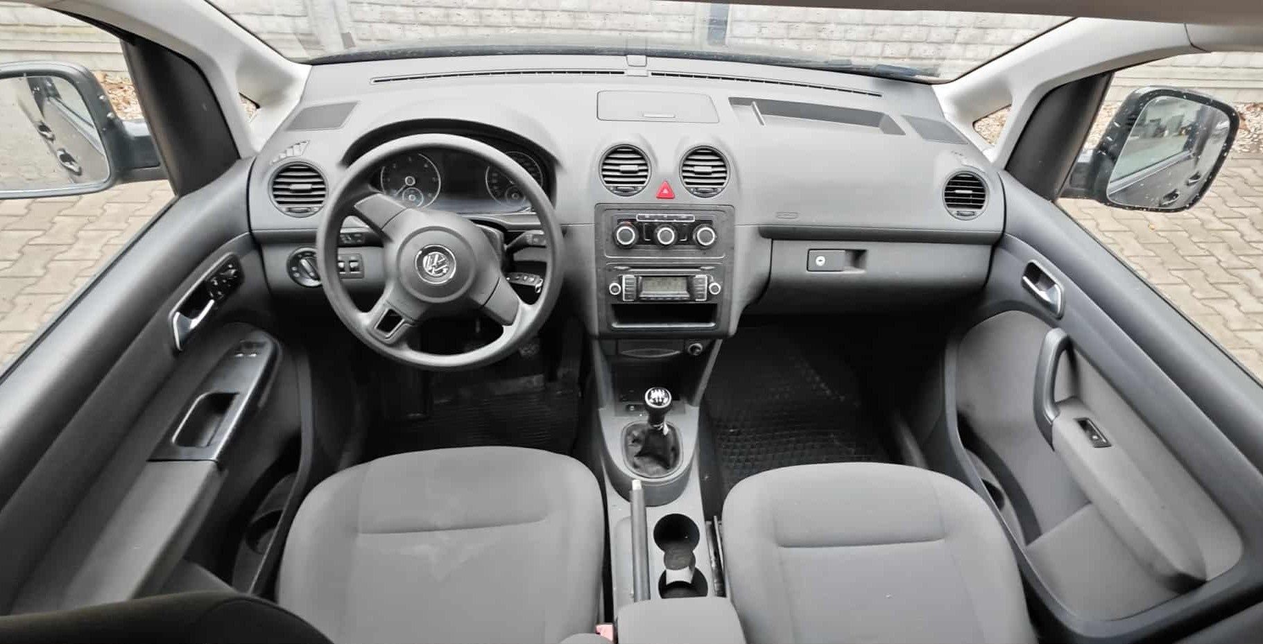 VOLKSWAGEN CADDY 1.6TDI 5 Osób 2011r 159tyś km, Klima, Rampa, OC i PT