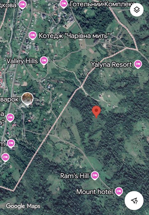 Земельна ділянка Славсько