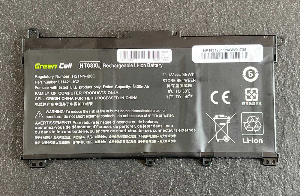 Bateria do laptopów HP Compaq litowo-polimerowa 3400 mAh Green Cell