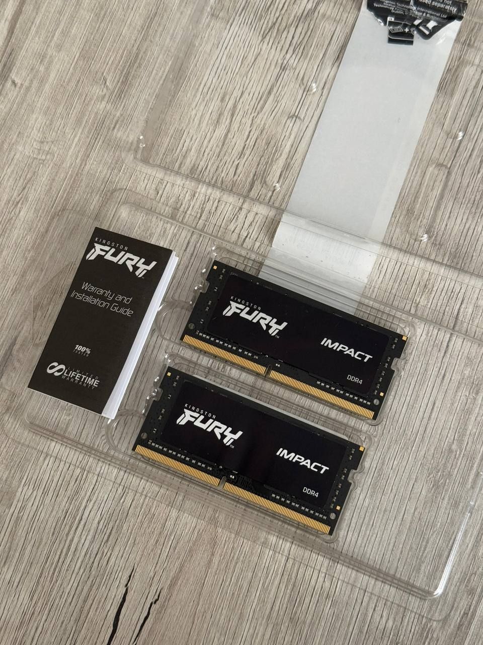 Оперативна памʼять Kingston FURY Impact DDR4 SODIMM Kit 64GB 3200 MHz