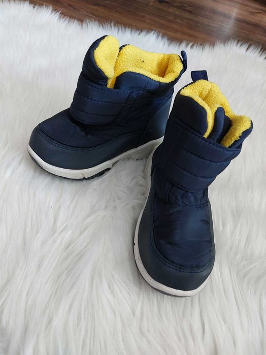 buty zimowe chlopiece kozaki axim 27 wkladka ok 17.8 cm