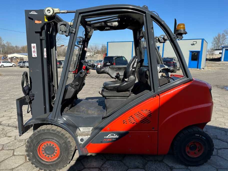 Wózek Widłowy Linde H35t Triplex Półkabina Udt