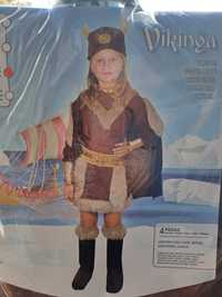 Carnaval menina vikinga ou menino vikingl 7-9 anos.