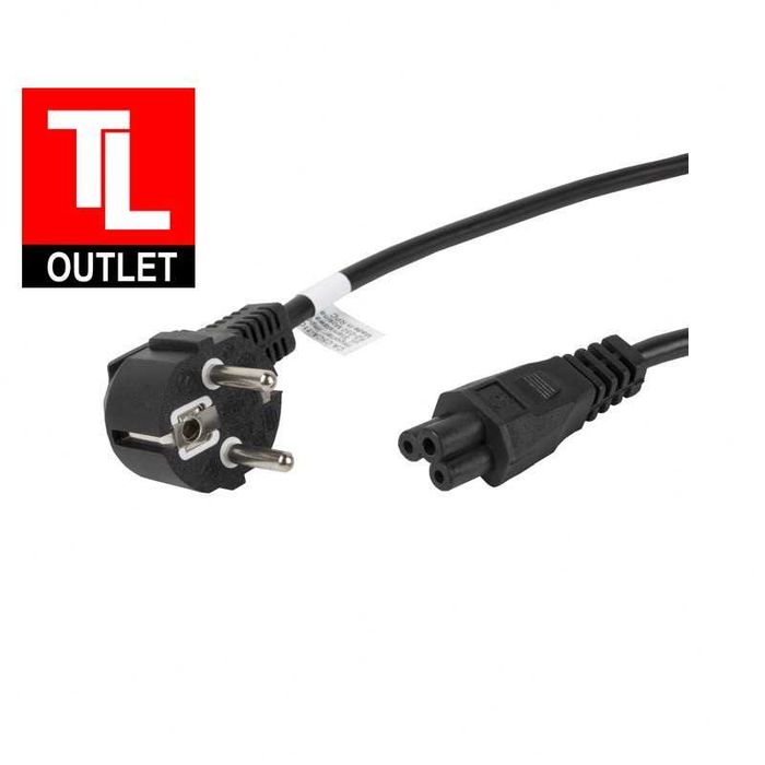 Kabel zasilający DO LAPTOPA [KONICZYNKA] 1,8 m