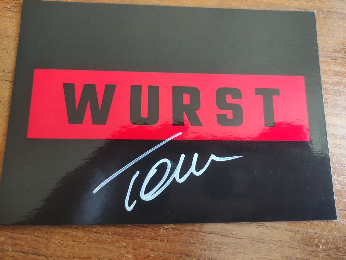 Autograf, podpis - Conchita Wurst Drag queen Thomas Neuwirth Muzyka