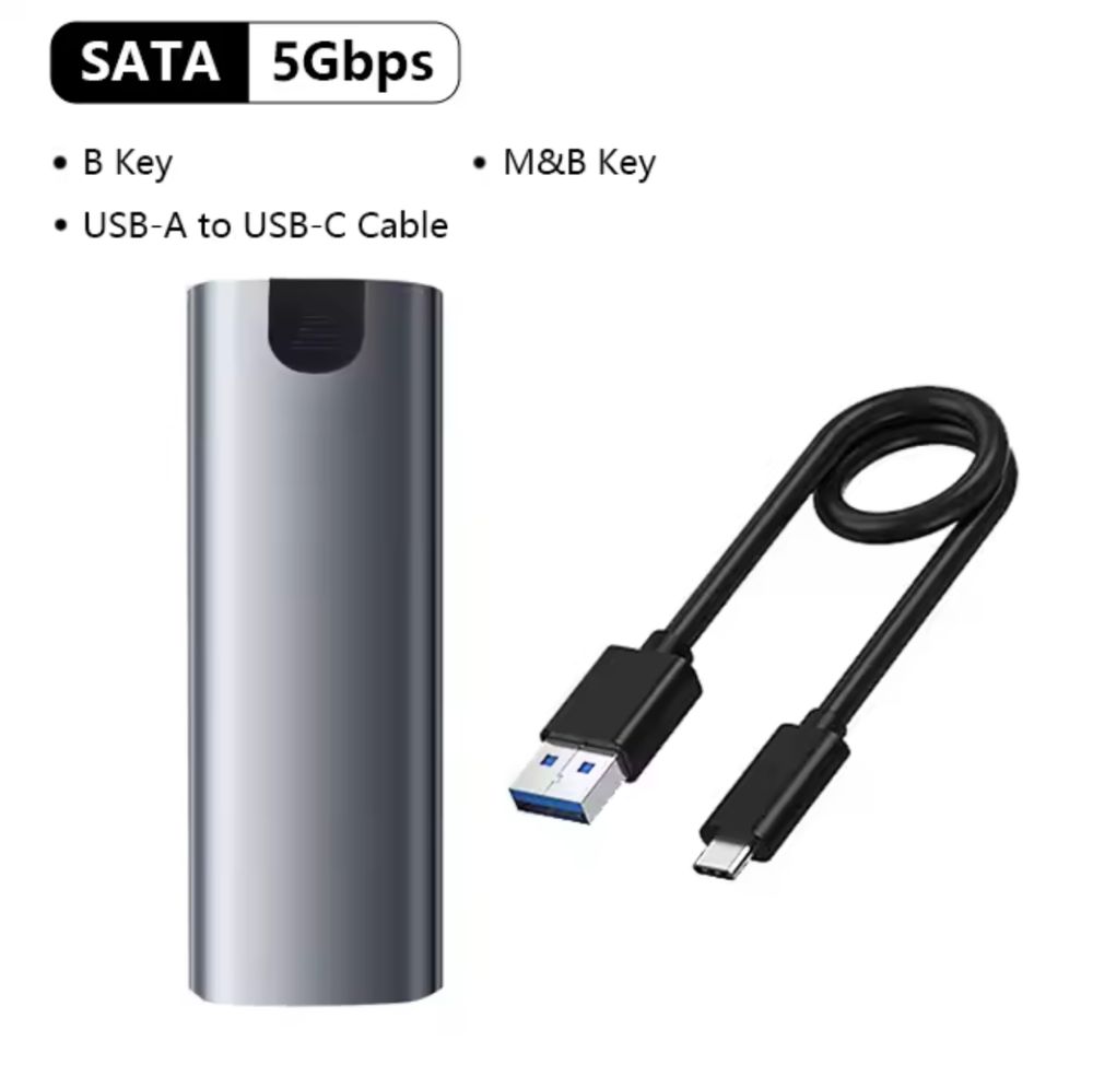 Зовнішня кишеня M.2 SSD ngf SATA type c диска карман m2 type-c метал