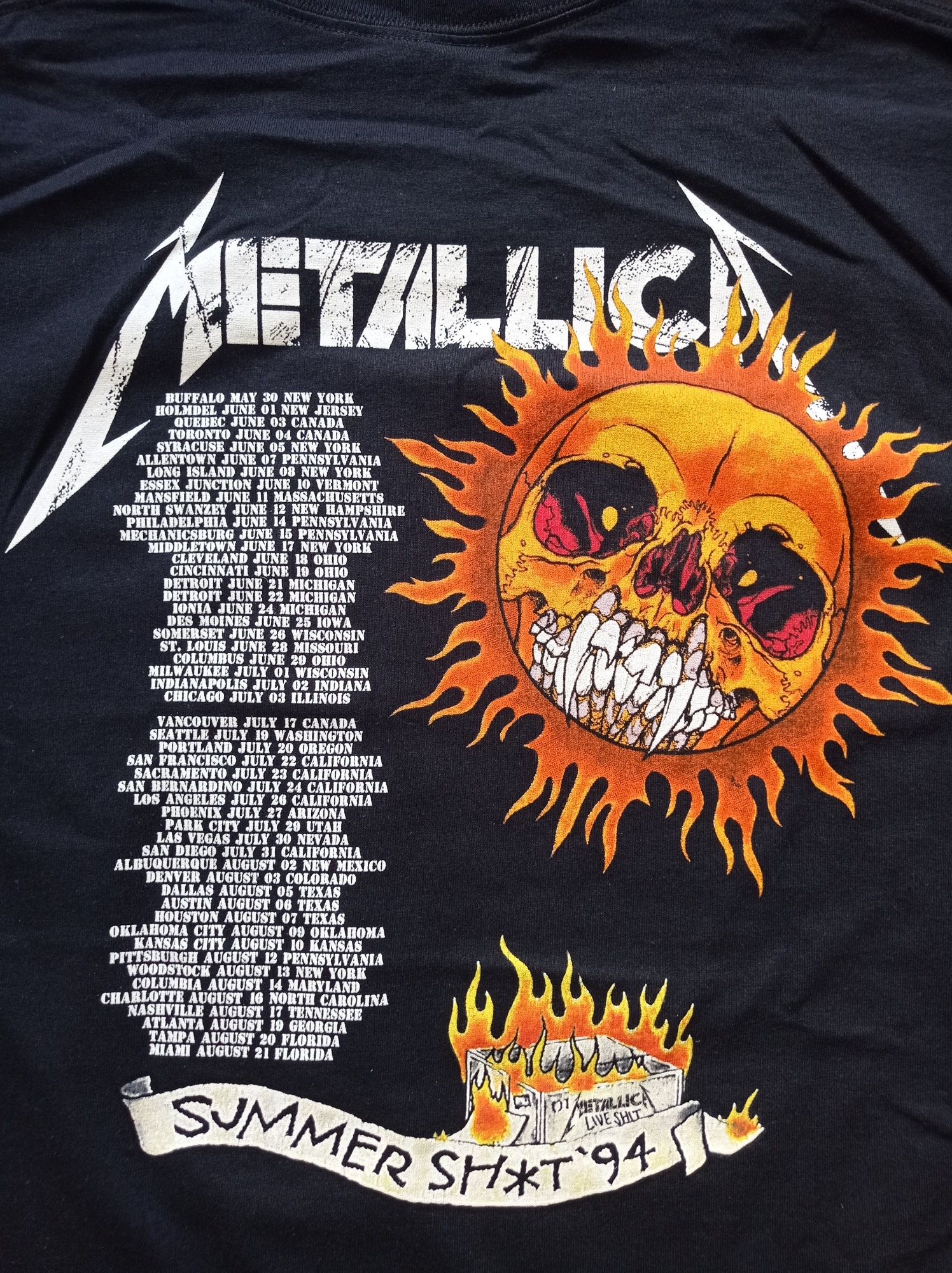Oryginalna koszulka t-shirt METALLICA z oficjalnego sklepu za 1/3 ceny