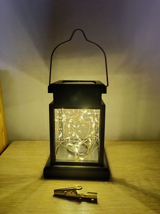 latarenka led latarnia lampa solarna drucik lampion ogrodowy ozdoba ba