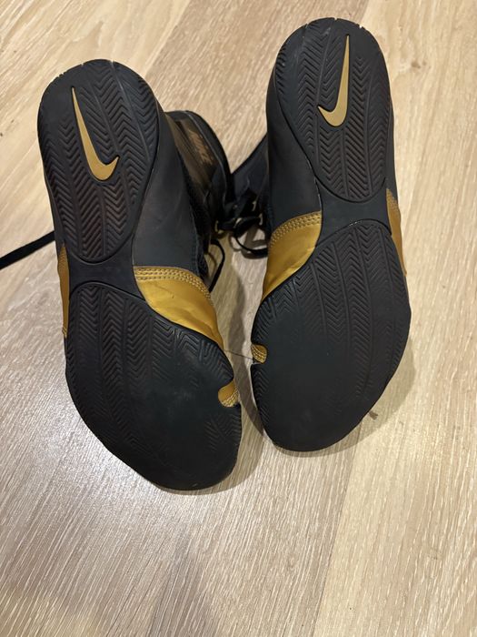 Боксерки Nike hyperko 1 black gold