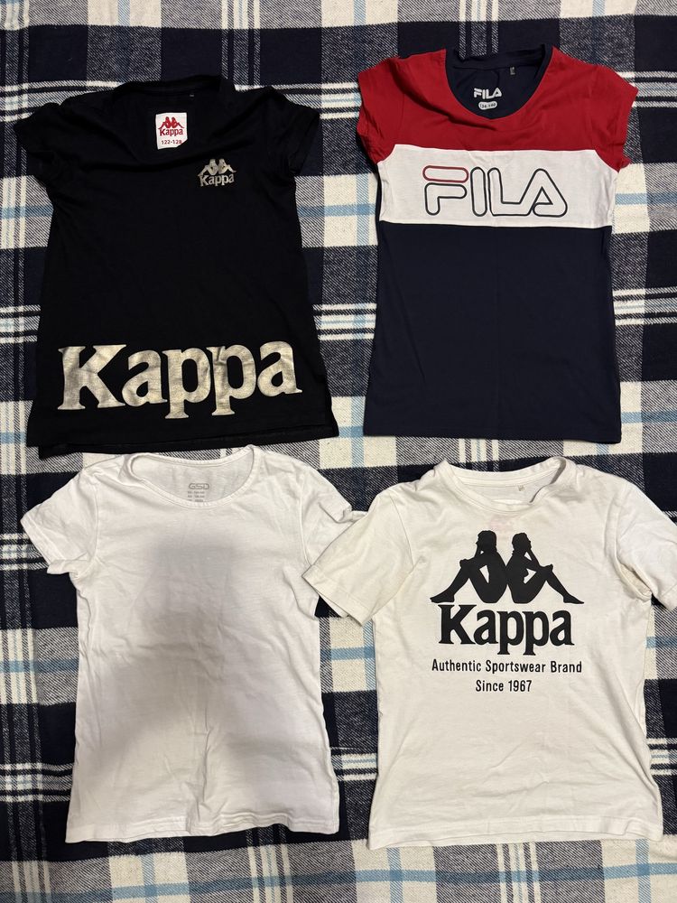 Футболка kappa, fila