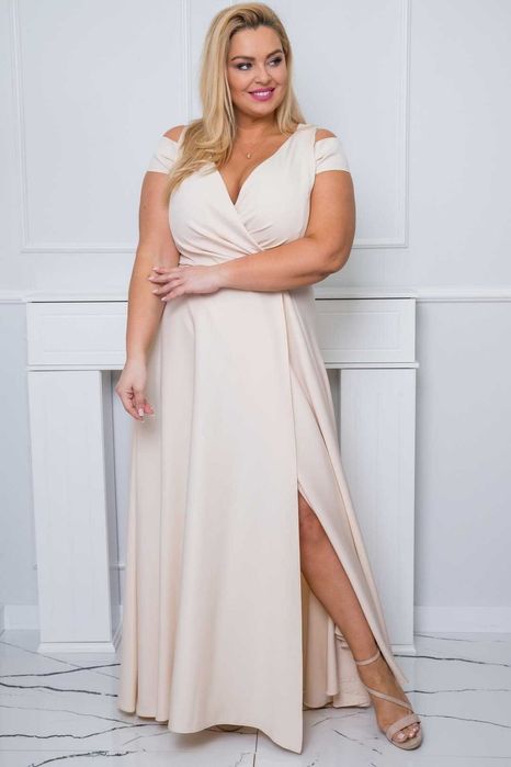 Wieczorowa długa sukienka brokat 42 44 nowa