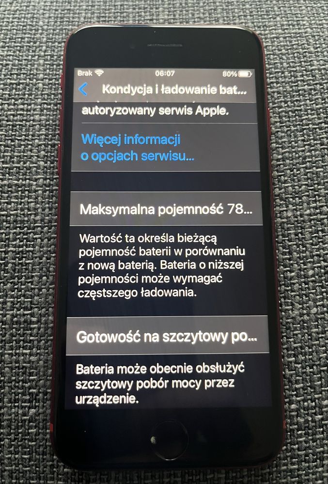 iPhone 8 red czerwony 64 GB
