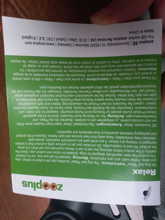 Legowisko dla psa Relax zooplus