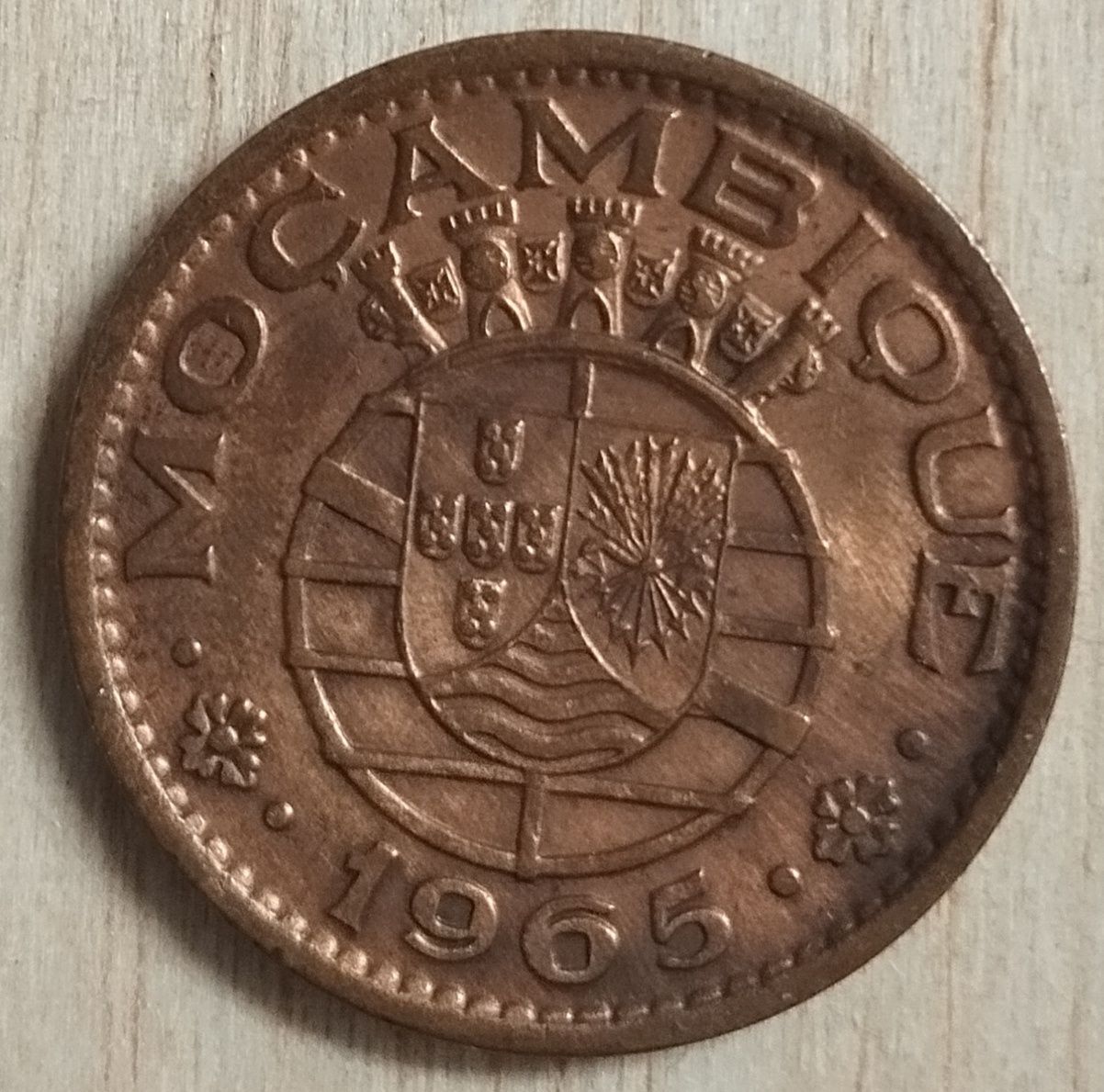 1 escudo 1965 Moçambique