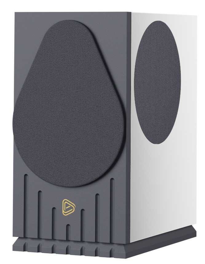 Kolumny podstawkowe - Diora Acoustics Polaris 1 Biały/Piano