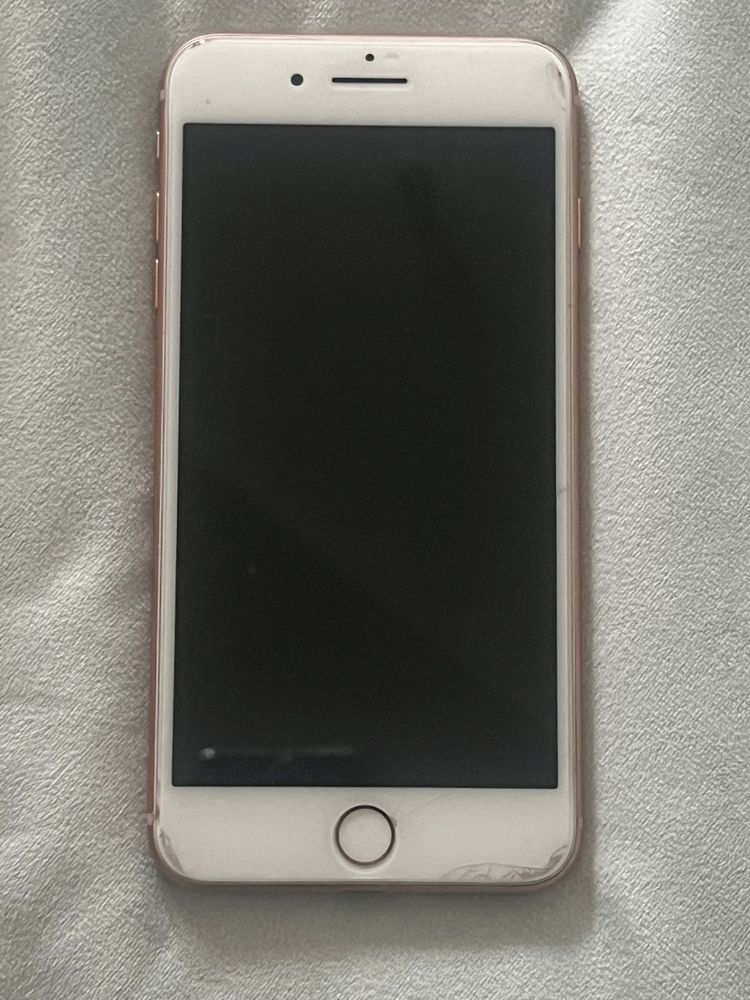 Iphone 8 plus branco e rose gold