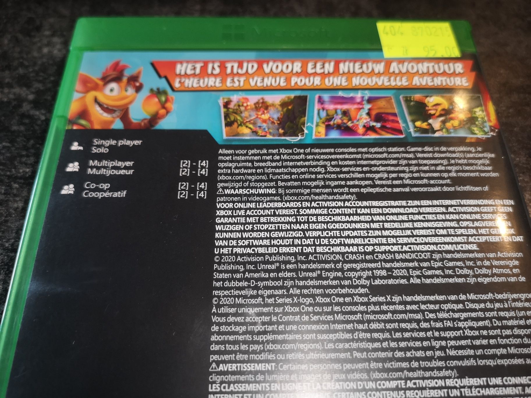 Crash Bandicoot Najwyższy Czas XBOX ONE /SERIES X