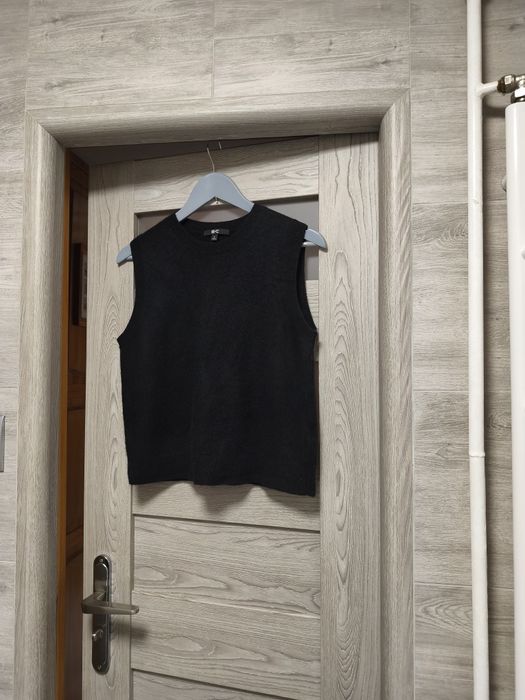 Sweter kamizelka bezrękawnik 100% kaszmir cashmere kaszmirowy Uniqlo