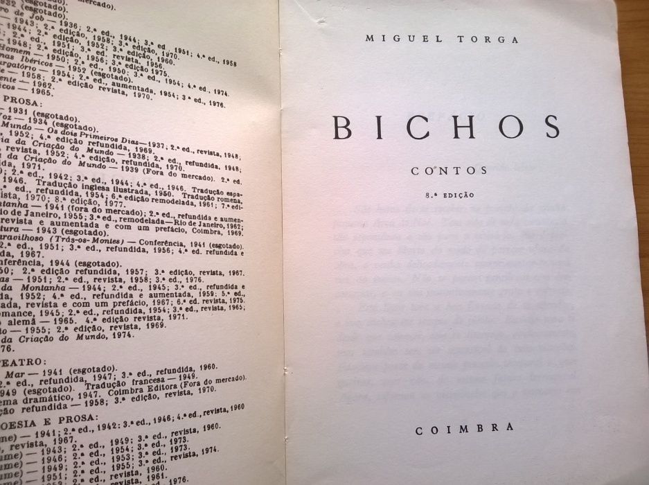 Bichos + Novos Contos da Montanha - Miguel Torga