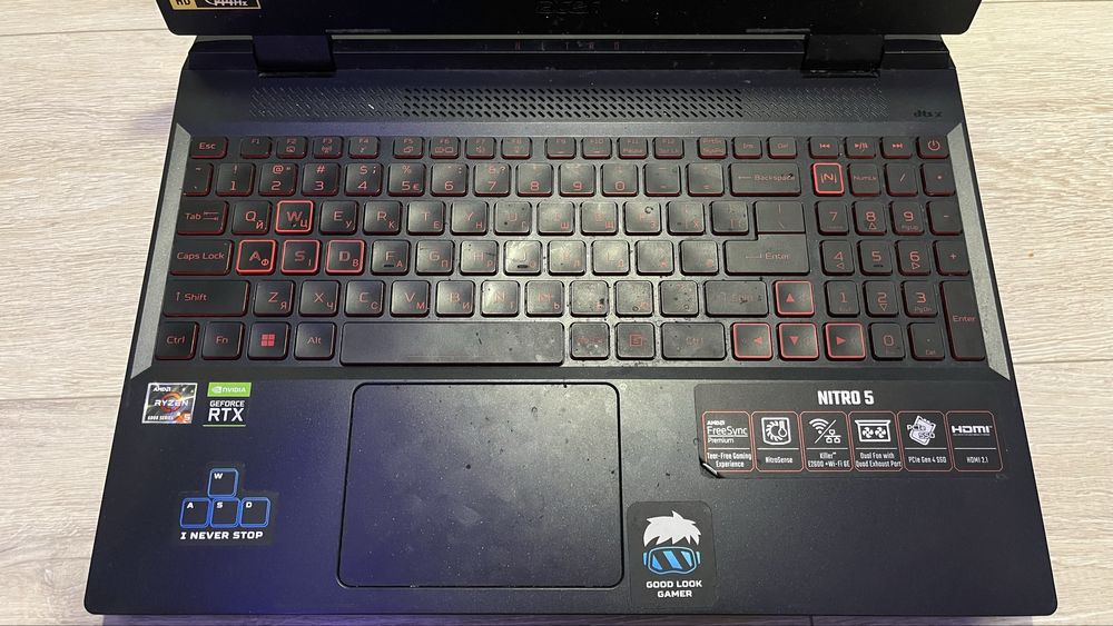 Acer nitro 5 на запчастини