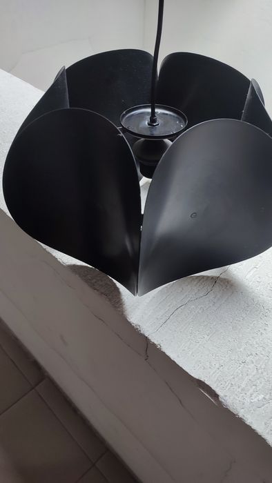 Candeeiro de tecto preto