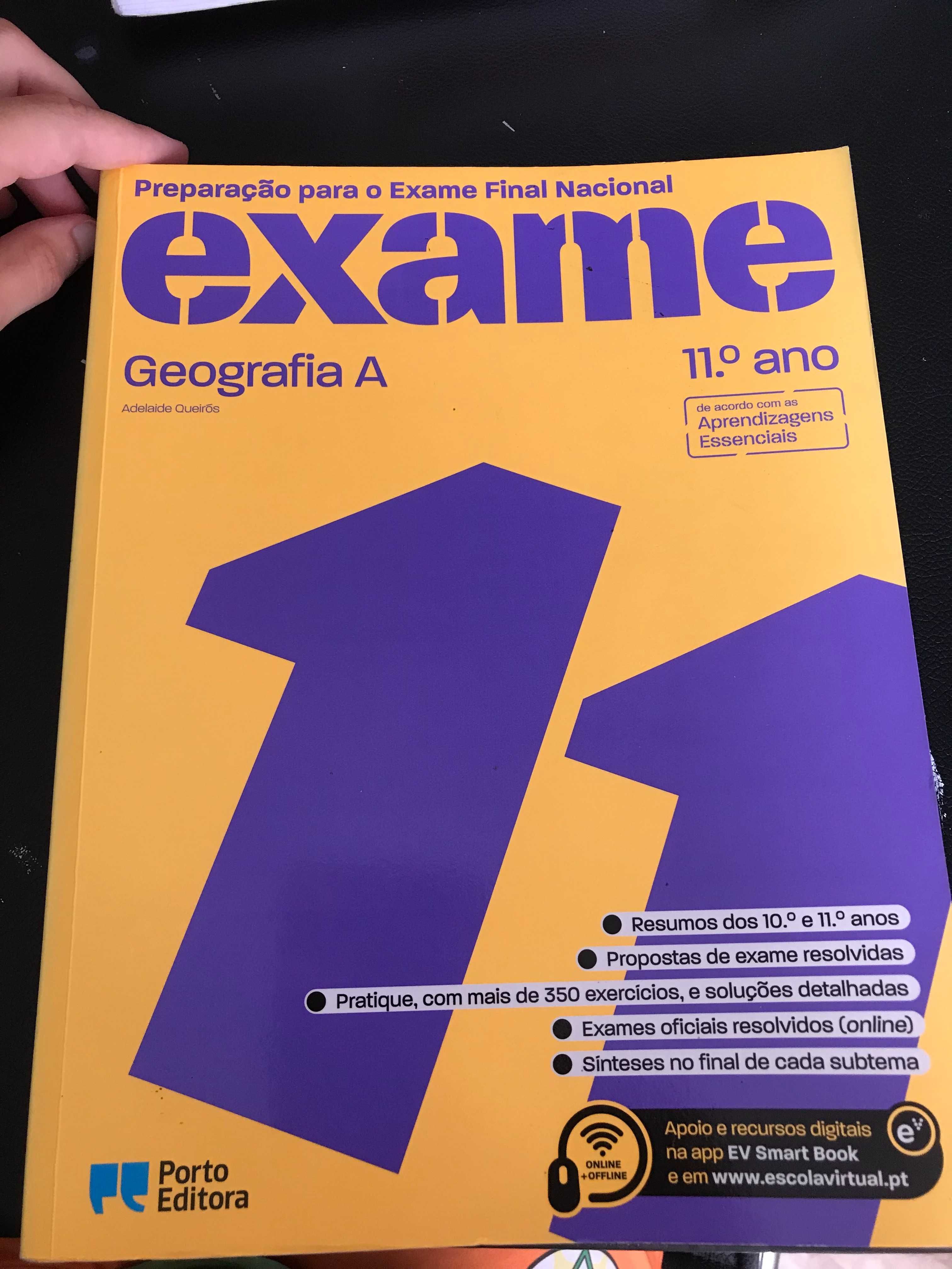 Livro de preparação para o exame de geografia A