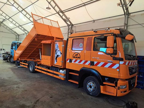 MAN TGL 12.220 DOKA, Wywrot 3w