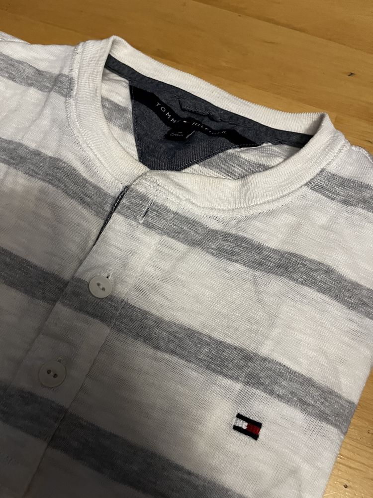 Koszulka z długim rękawem Tommy Hilfiger rozm M w paski