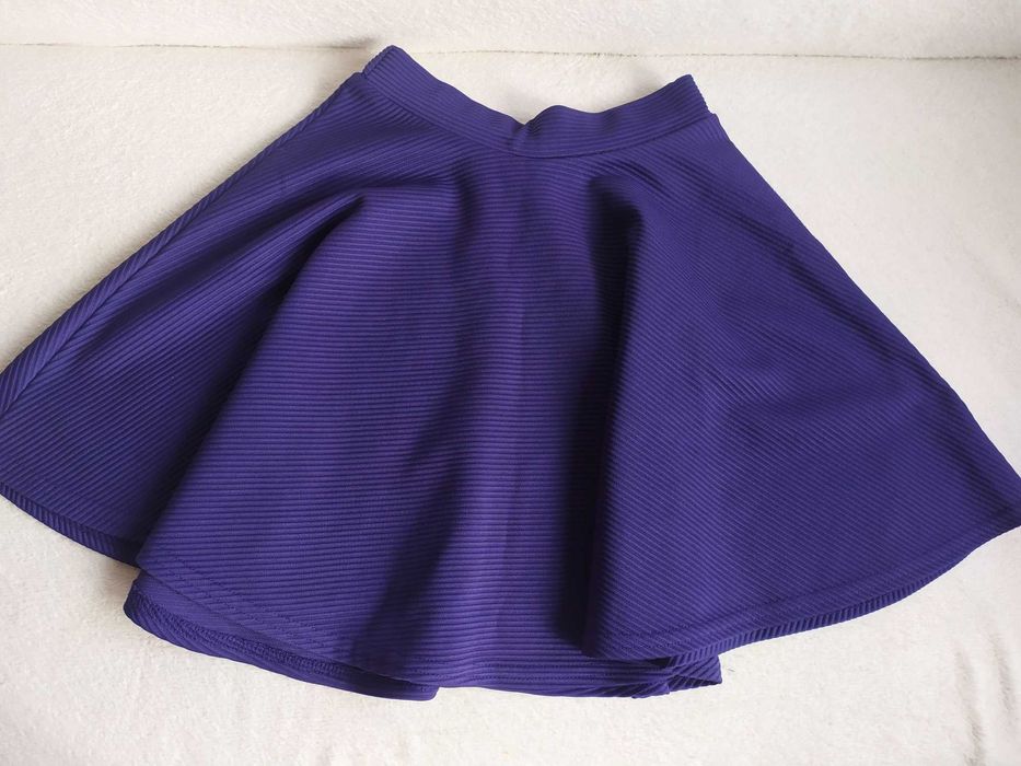 Fioletowa spódnica spódniczka elegancka