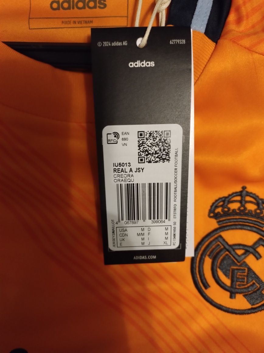 Adidas wyjazdowa koszulka Real Madryt