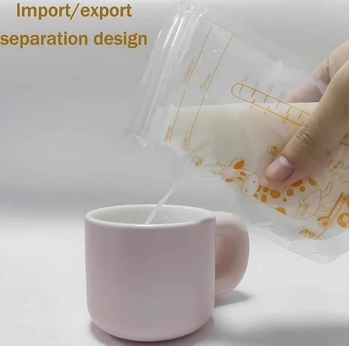 50 szt. Woreczek do przechowywania mleka matki, 250 ml