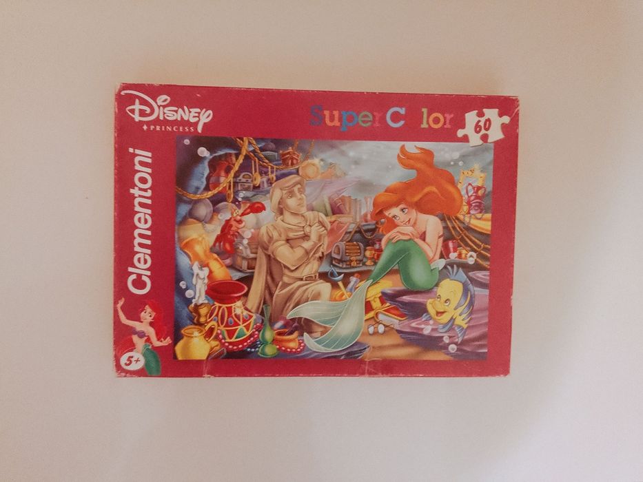 Puzzle Mała Syrenka 60 elementów kompletne