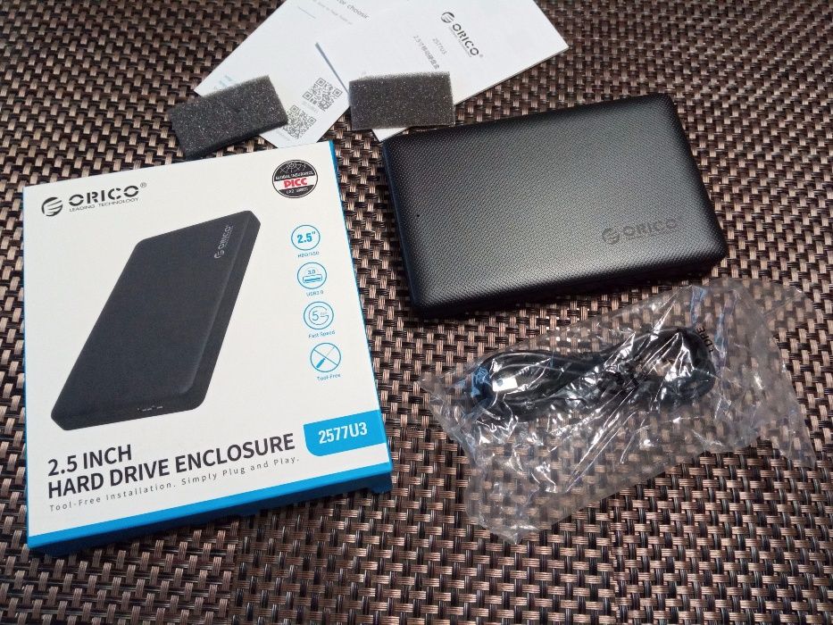 Внешний карман HDD ORICO 2577U3 для 2.5" HDD/SSD с USB 3.0