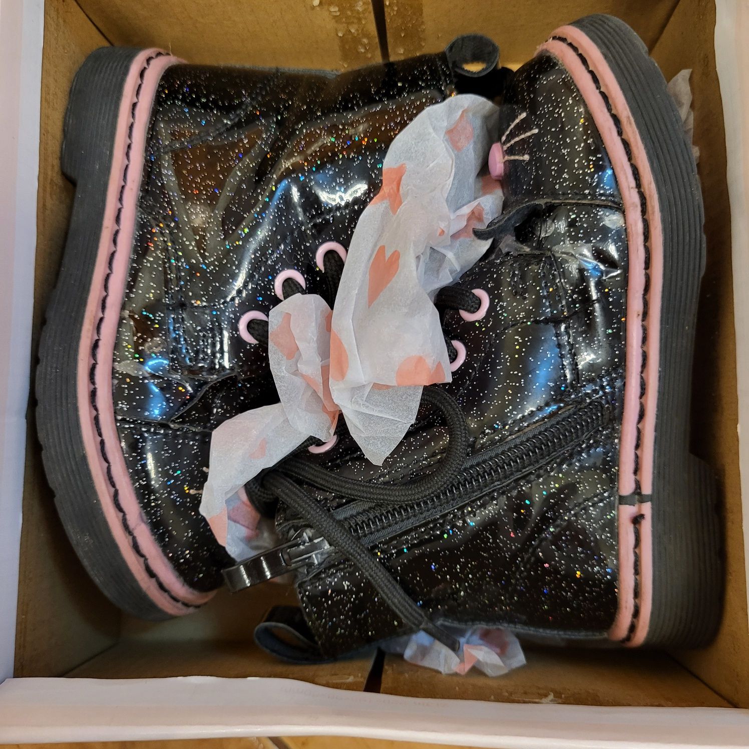 Buty zimowe  kozaki trzewiki  botki dla dziewczynki r 25