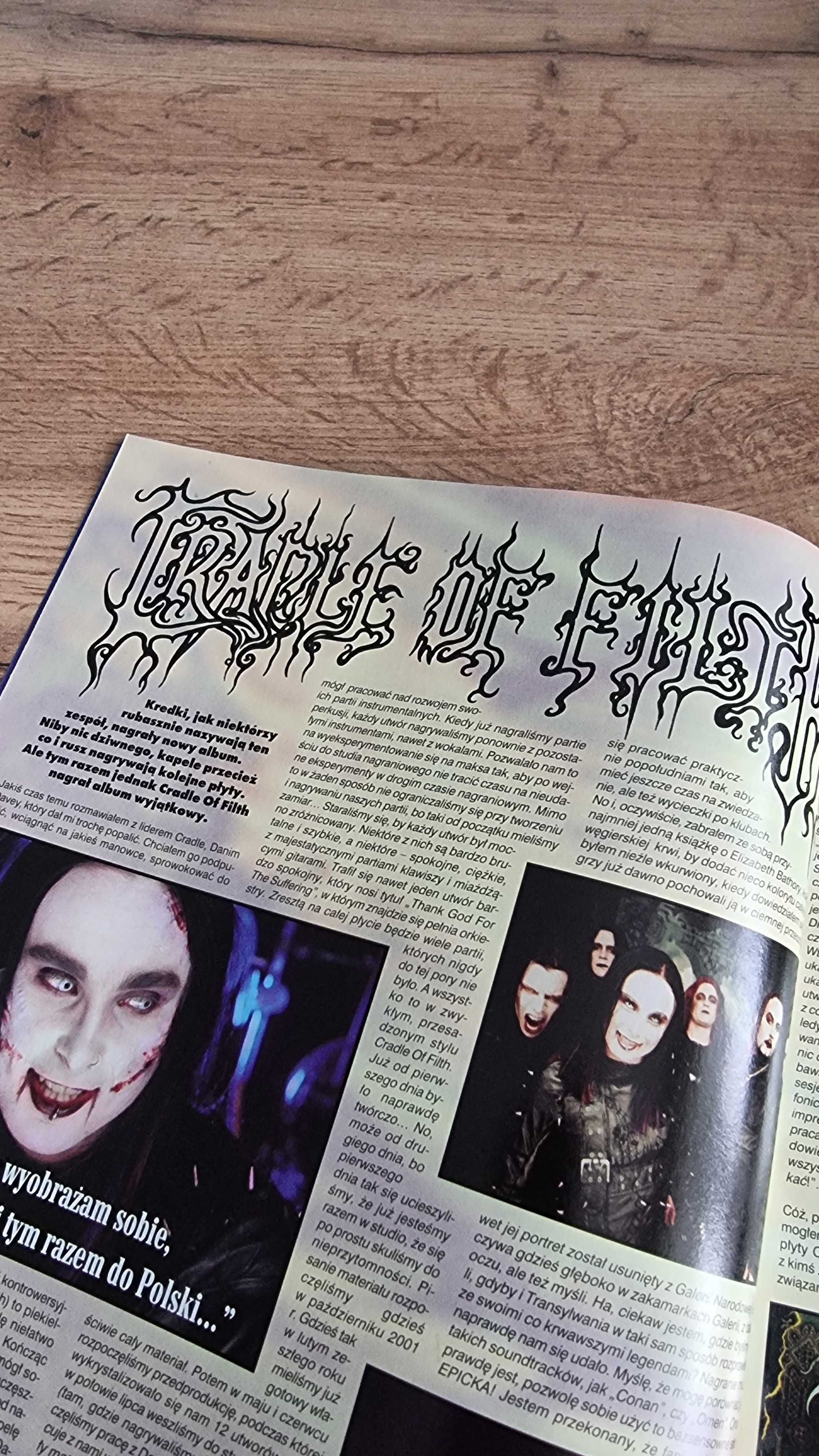 Unikat! Metal Hammer 2003 - Cradle Of Filth, Plakat: Nirvana, Opeth