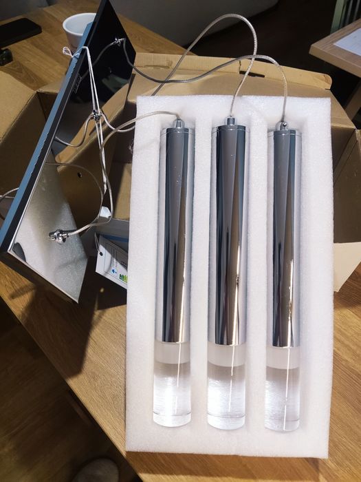 Milagro Ice lampa wisząca 1x5W chrom ML322