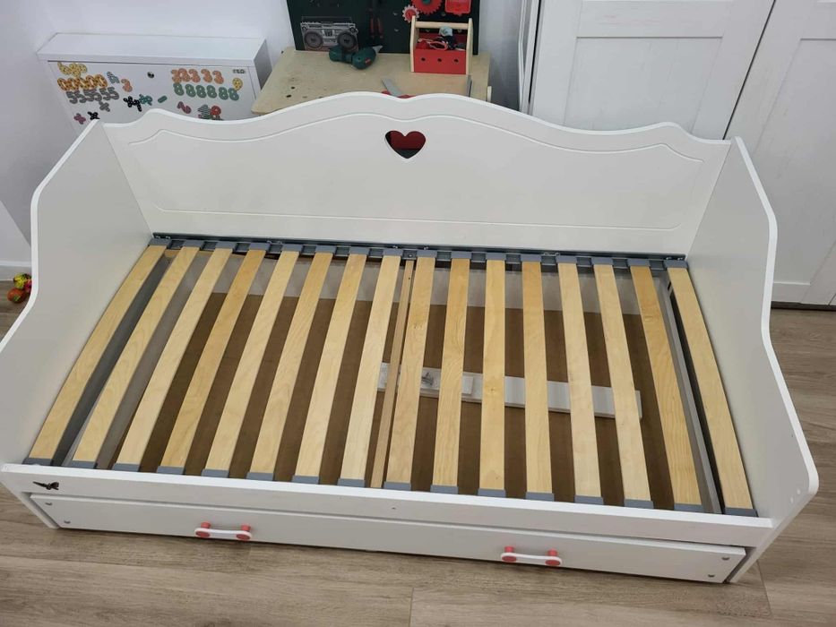 Łóżko dziecięce Lilia białe 160x80