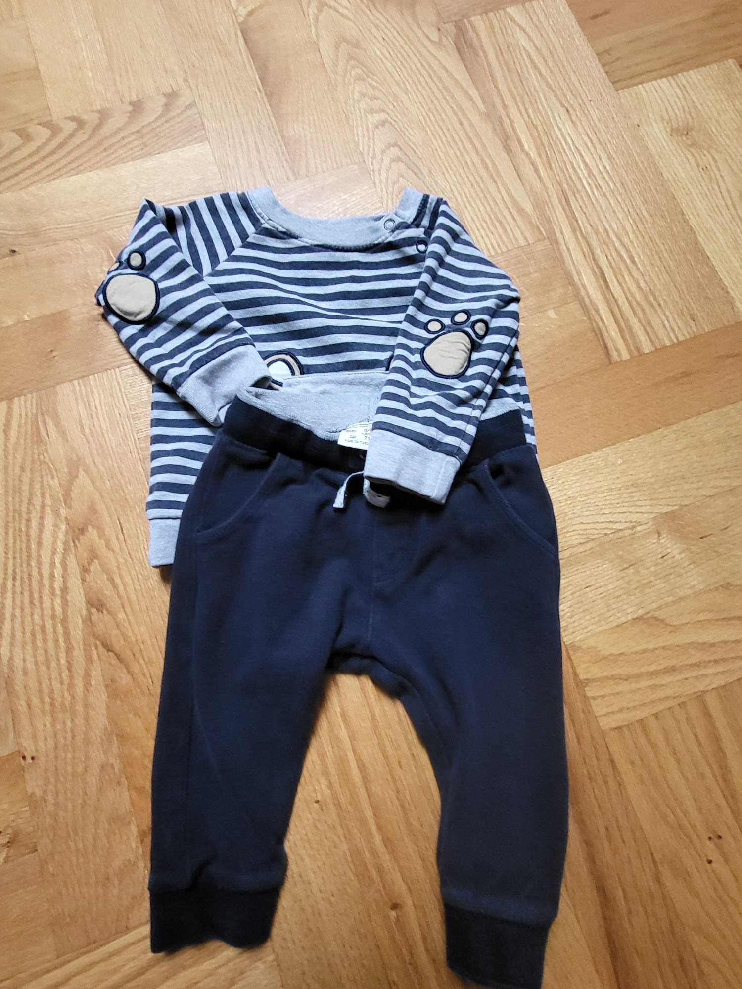 Bluza Early Days,  spodenki Zara zestaw r.74