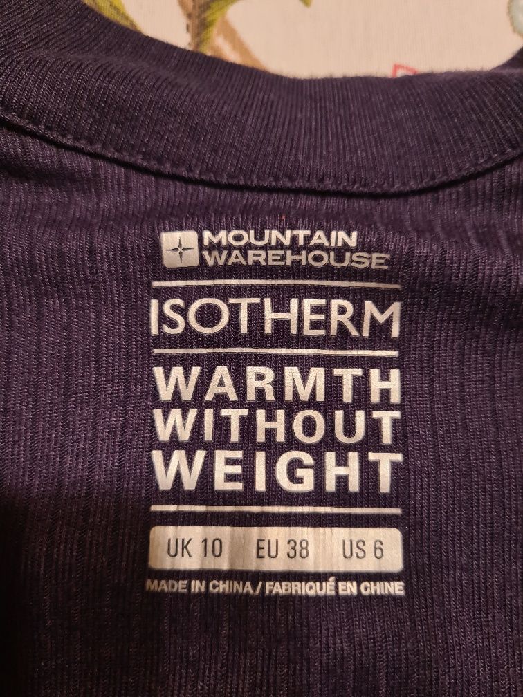 Bluza termiczna damska Mountain Warehouse ISOTHERM rozmiar 38