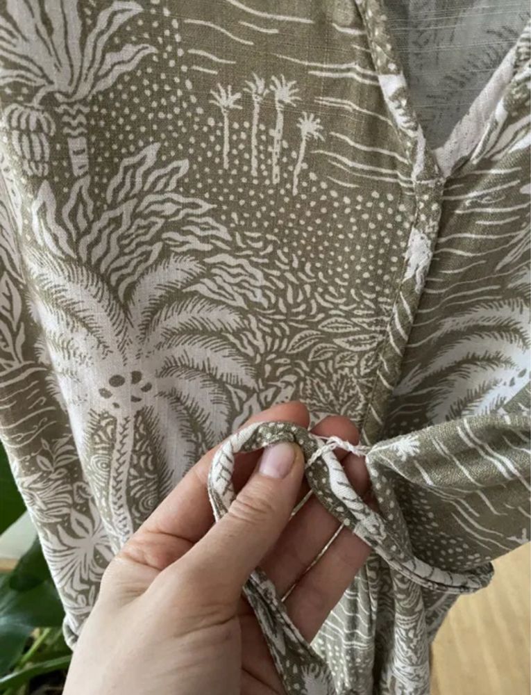 Сукня льон H and M x Desmond and Dempsey XS оригінал