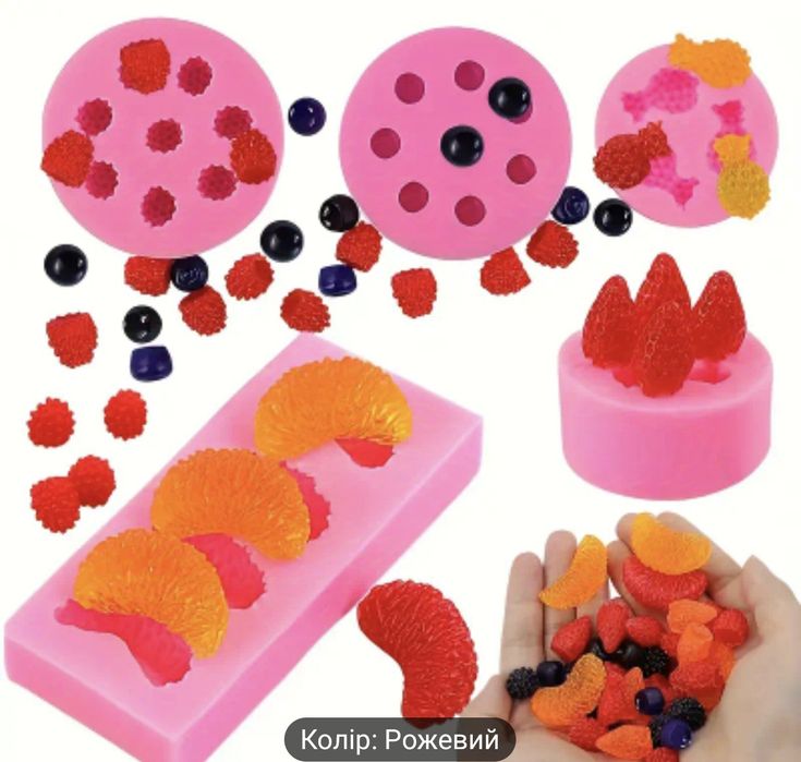 Силіконові формочки 3D 5 в 1