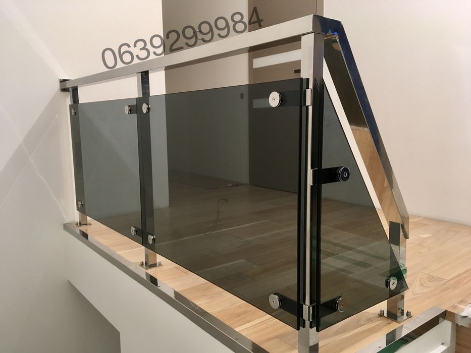 Скляні перила,на сходи,балкони,тераси перегородки,дашки,