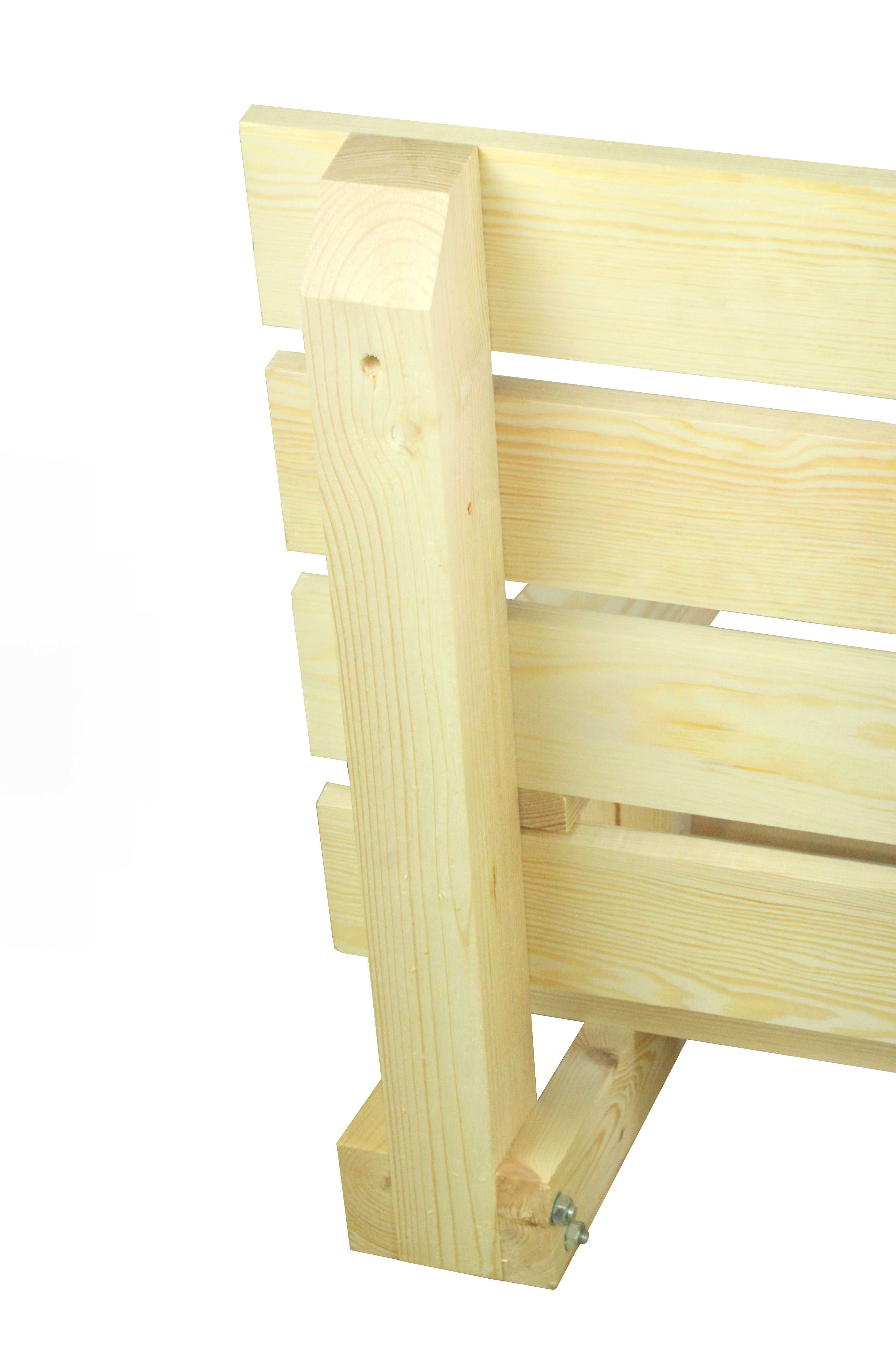 Siedzisko ławka do huśtawki -130 cm drewniane sosnowe huśtawki bujawki