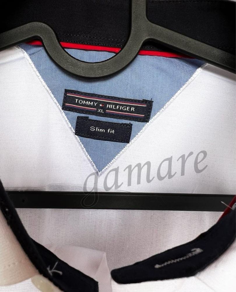 Tommy Hilfiger męska biala koszula M L XL XXL koszula TH