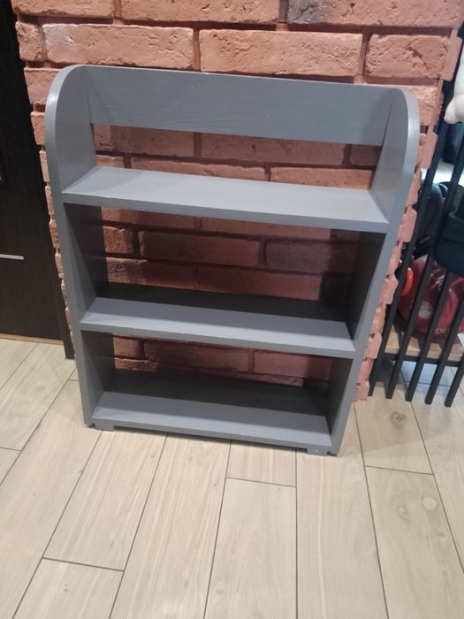 Regał na książki zabawki grafit