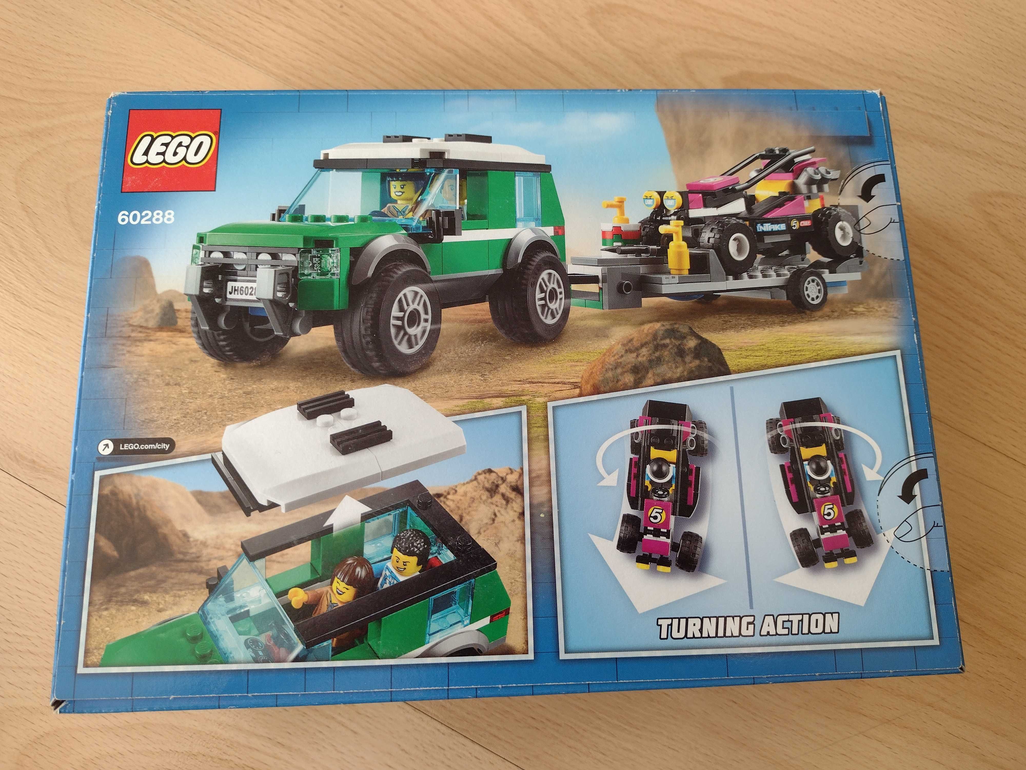 LEGO City 60288 nowy transporter łazika wyścigowego