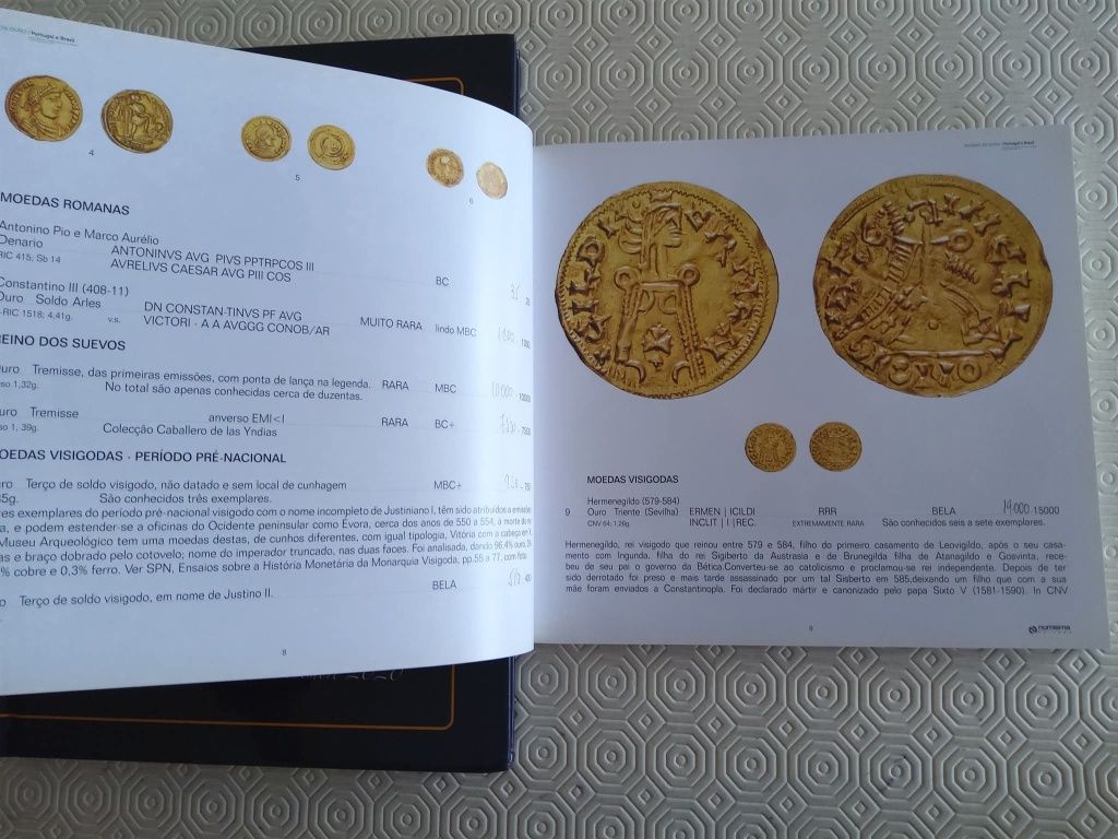 26725#Livro/catálogo Leilão  Moedas Numisma n.89 (moedas ouro Portugal