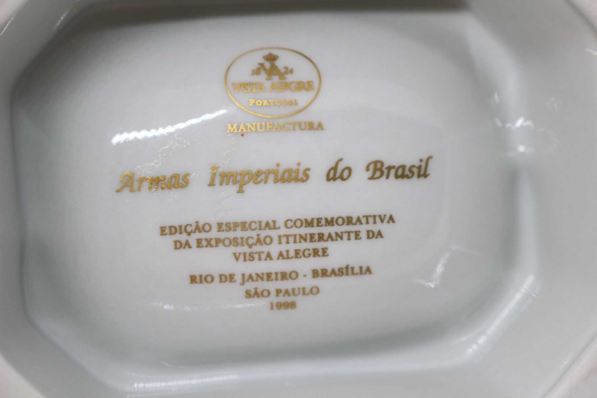 Saleiro Vista Alegre Armas Imperiais do Brasil Ed. Especial 1998