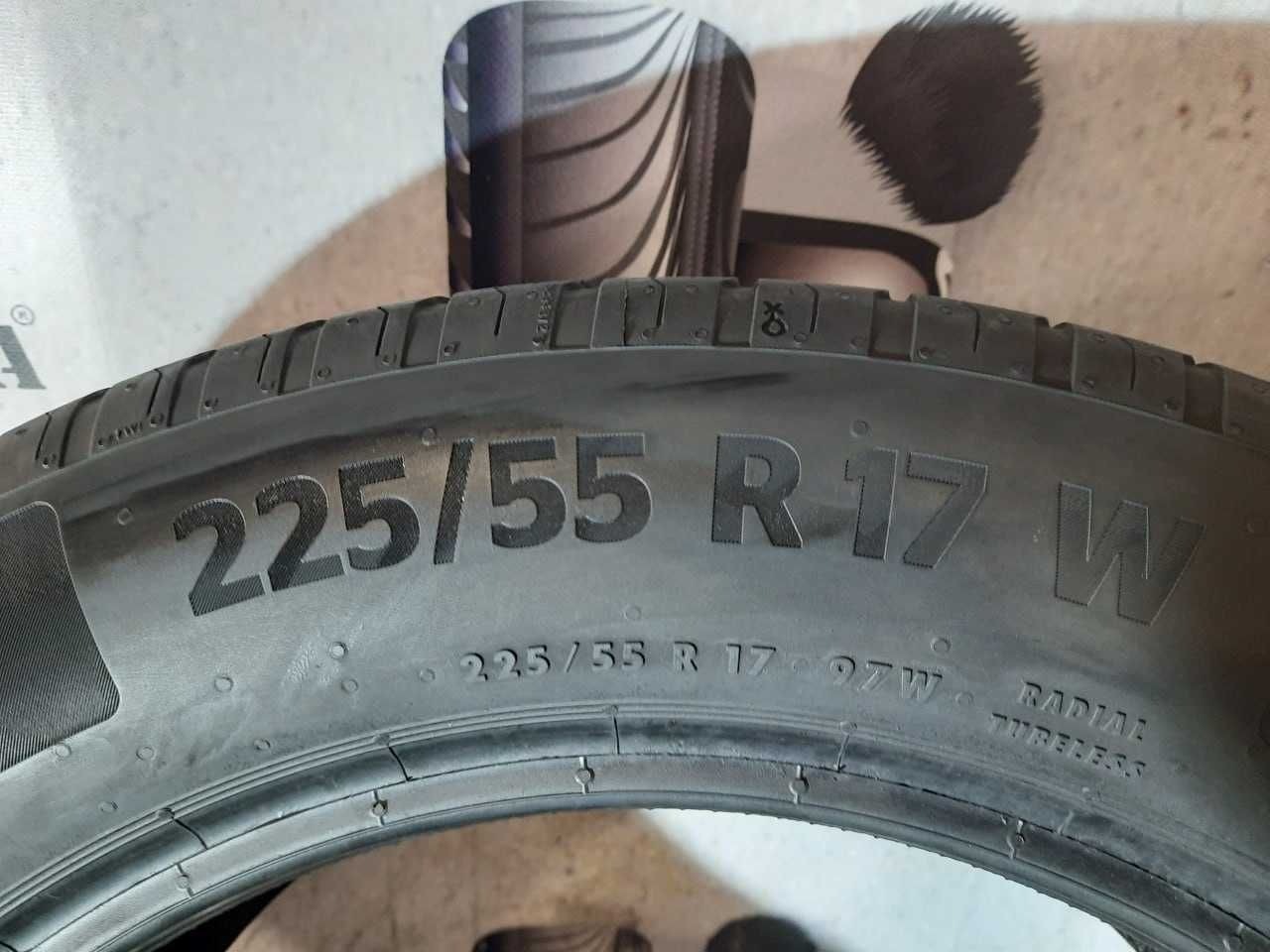 Шини 225/55 R17 CONTINENTAL EcoContact 6 б/у літо склад