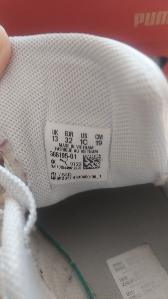 Adidasy PUMA dla dziewczynki
